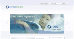 Desktop Screenshot of corvidamedical.com